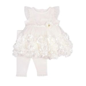 Nanette Baby® Size 18M 2-Piece Mesh Knit Rosette D